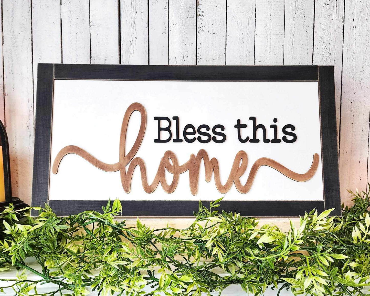 Bless This Home Hanger or Shelf Sitter- DIY Blank