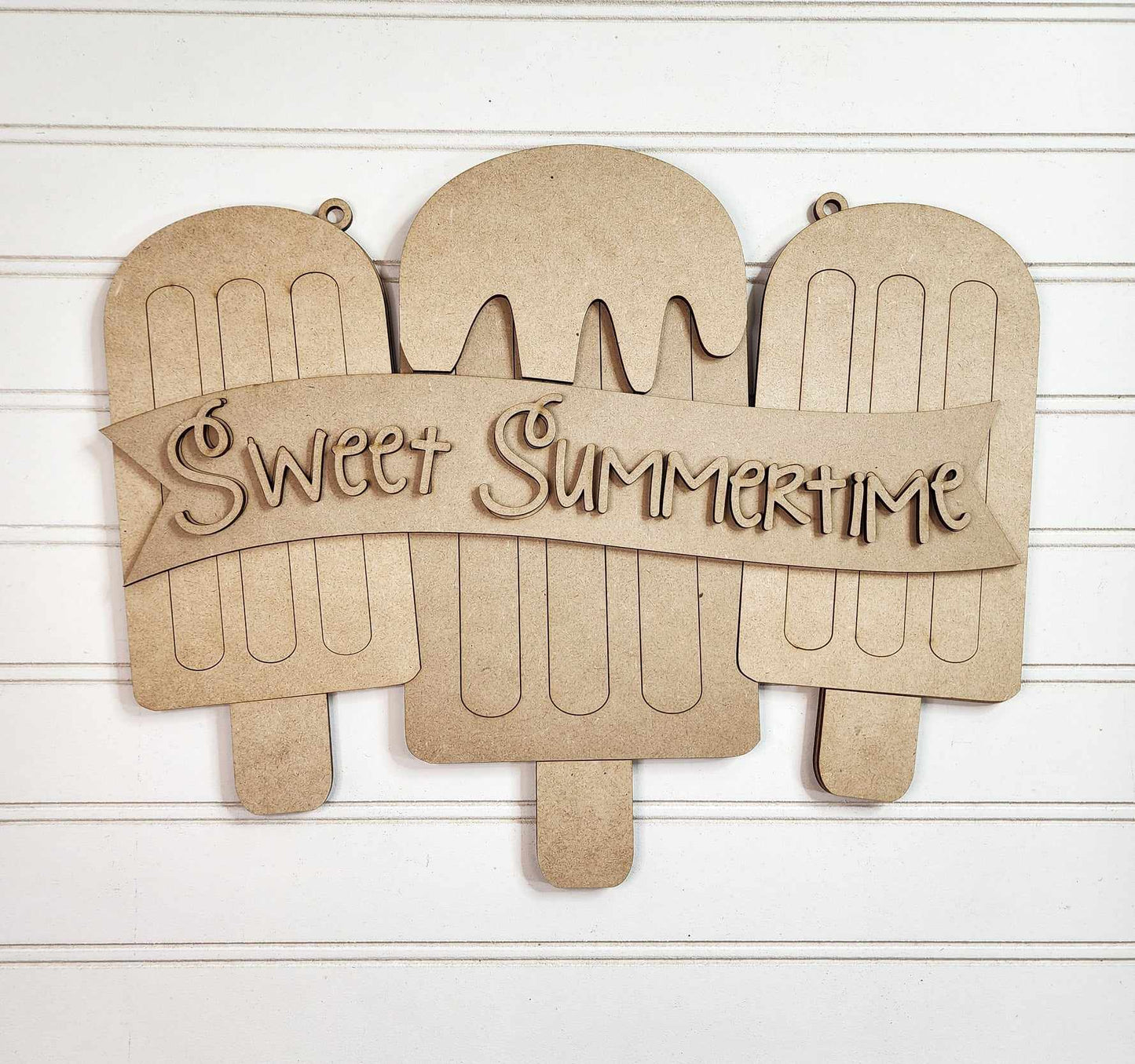 Sweet Summertime Popsicle Hanger- Paint Party Kit