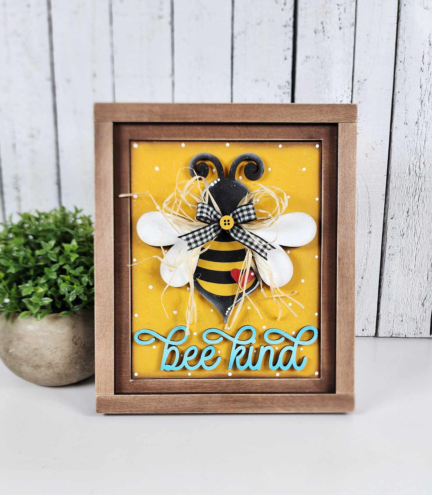 Hello Honey Sign Trio with Stands OR Frames- DIY Blanks
