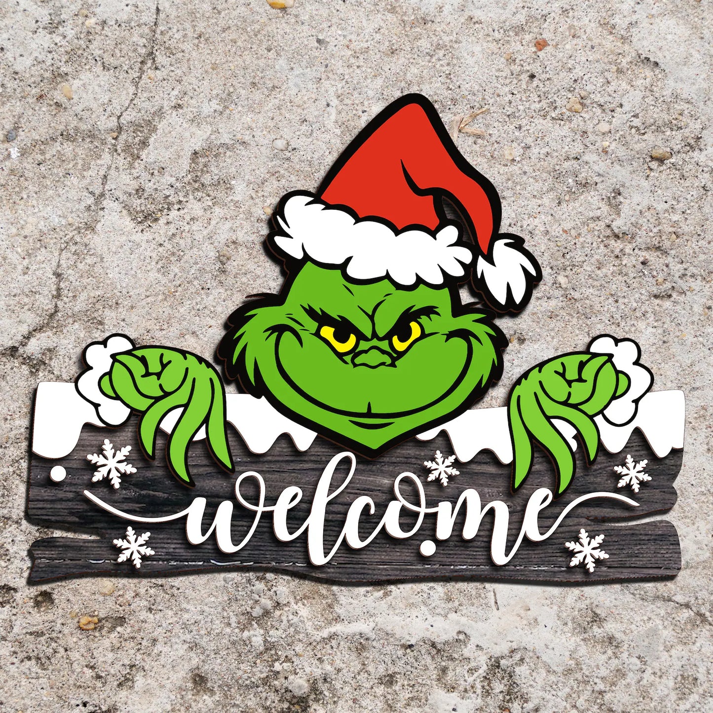 Grinch Welcome Sign- Paint Party
