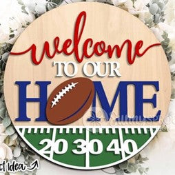 Welcome to Our Home Football- Paint Party Kit