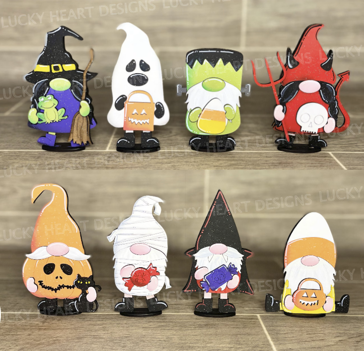 Halloween Gnome Shelf Sitter Set