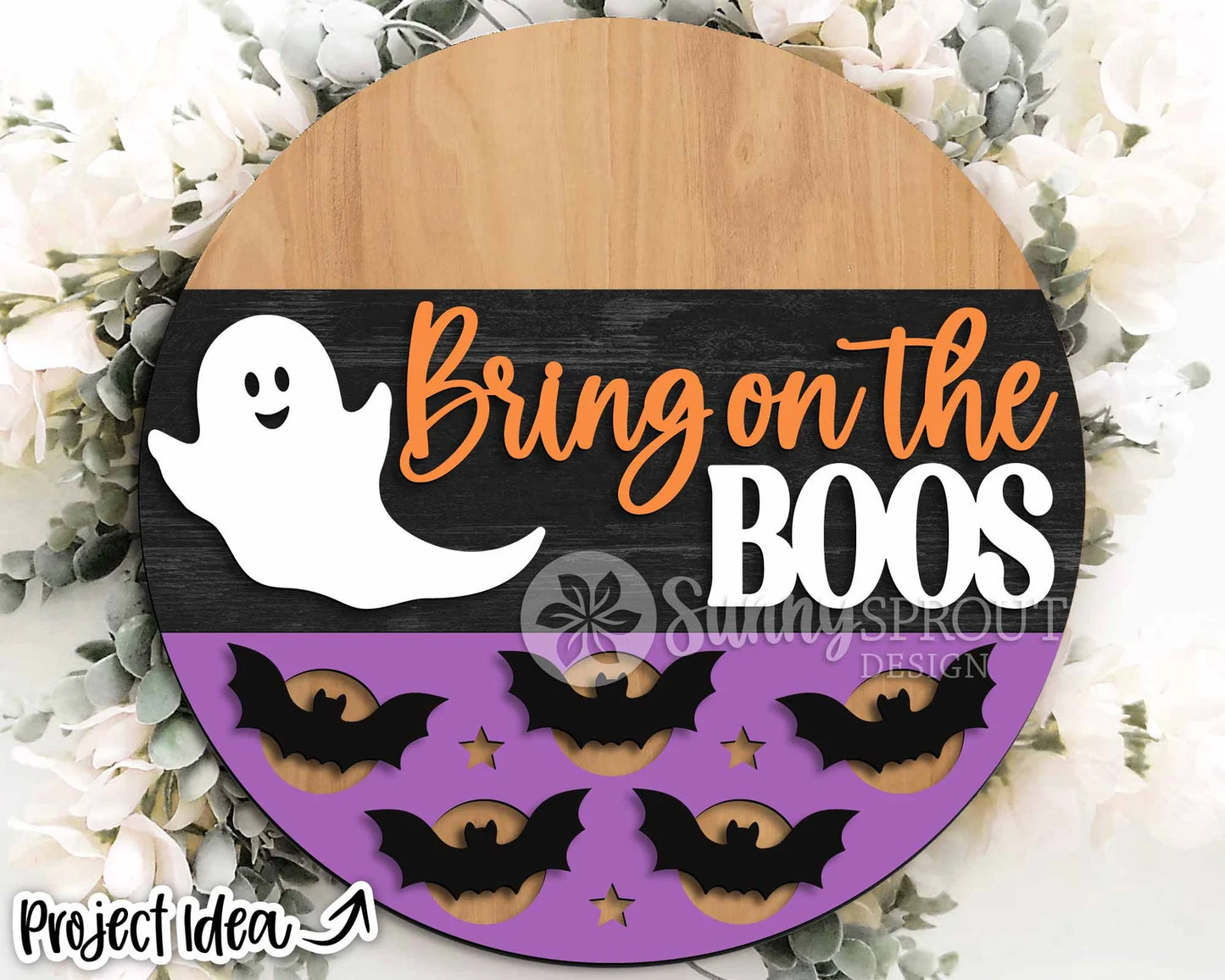Bring on the Boos Round- Paint Party Kit