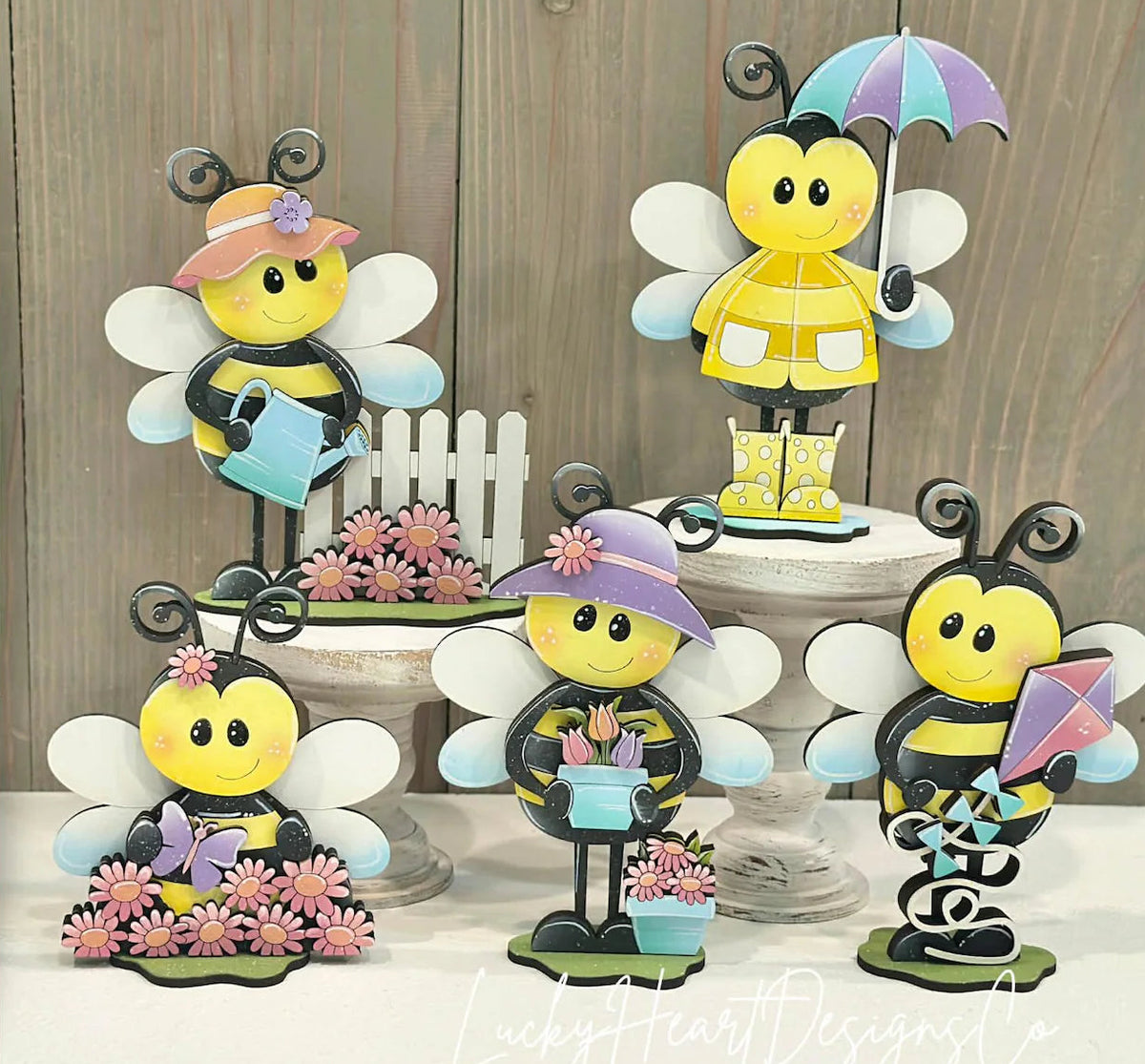 Cute Spring Bee's Decor Set