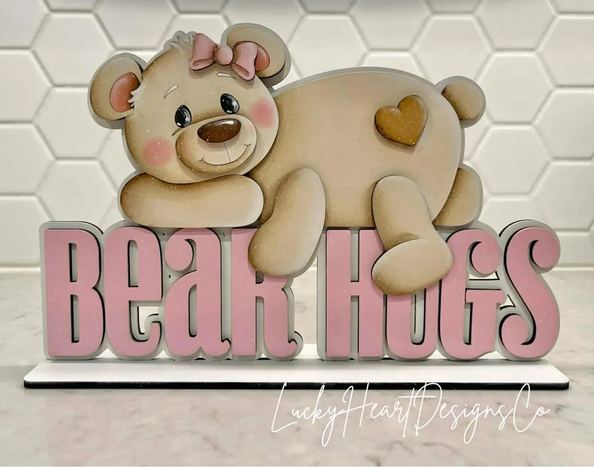 Bear Hugs Shelf Sitter