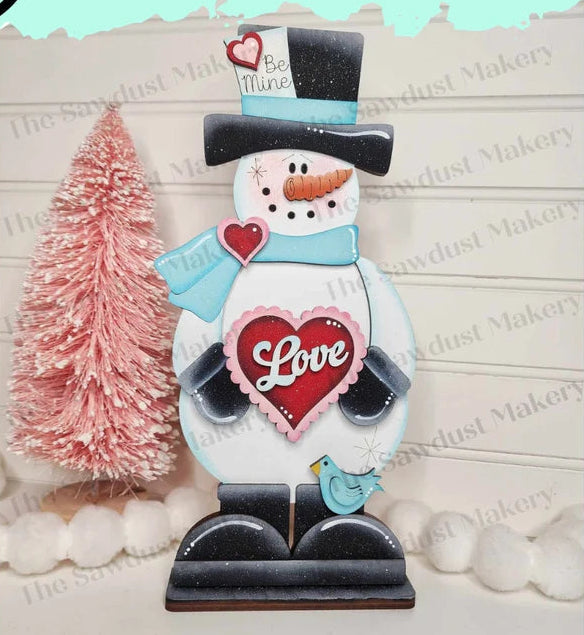Be Mine Snowman- DIY Blank