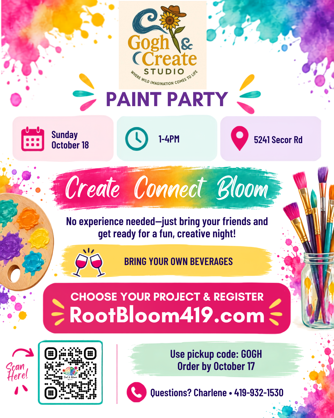 Gogh & Create Paint Party