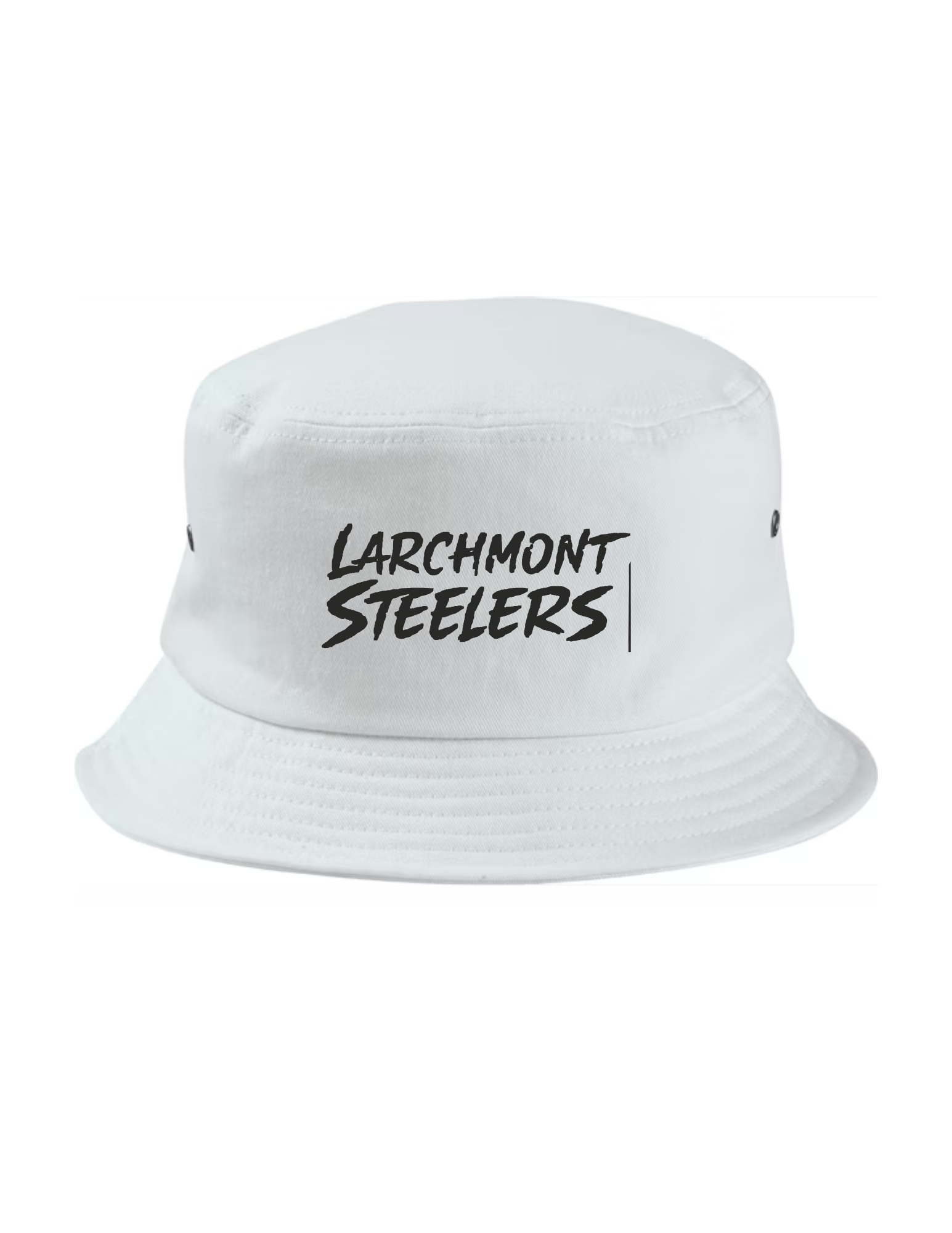 Bucket Cap Metal Eyelets- White