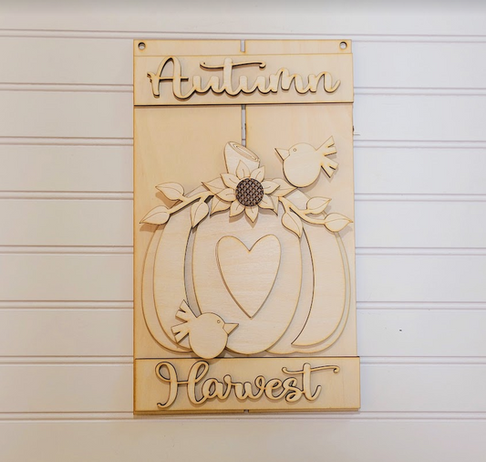 Autumn Harvest Pallet- DIY Blank