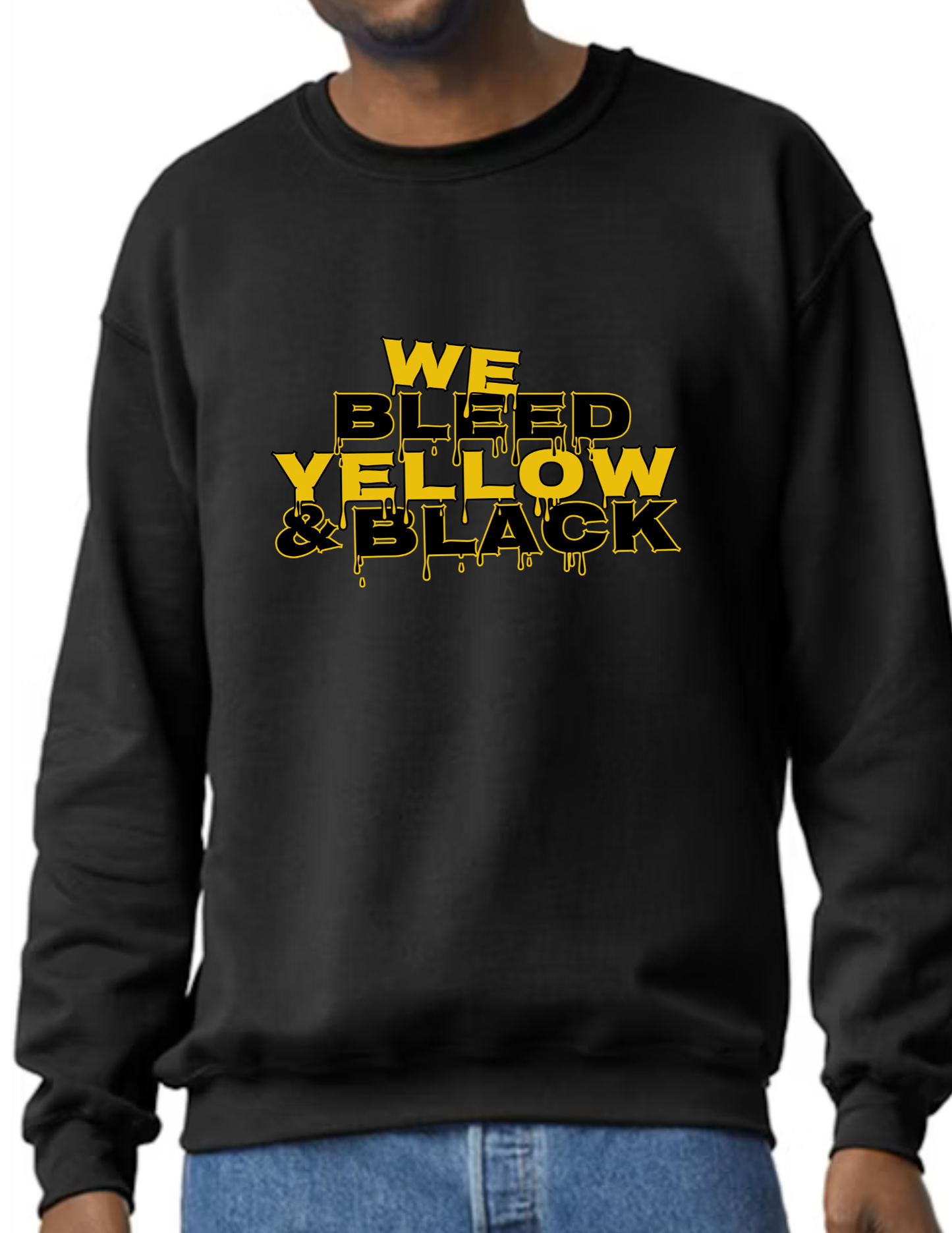 We Bleed Yellow & Black- Black