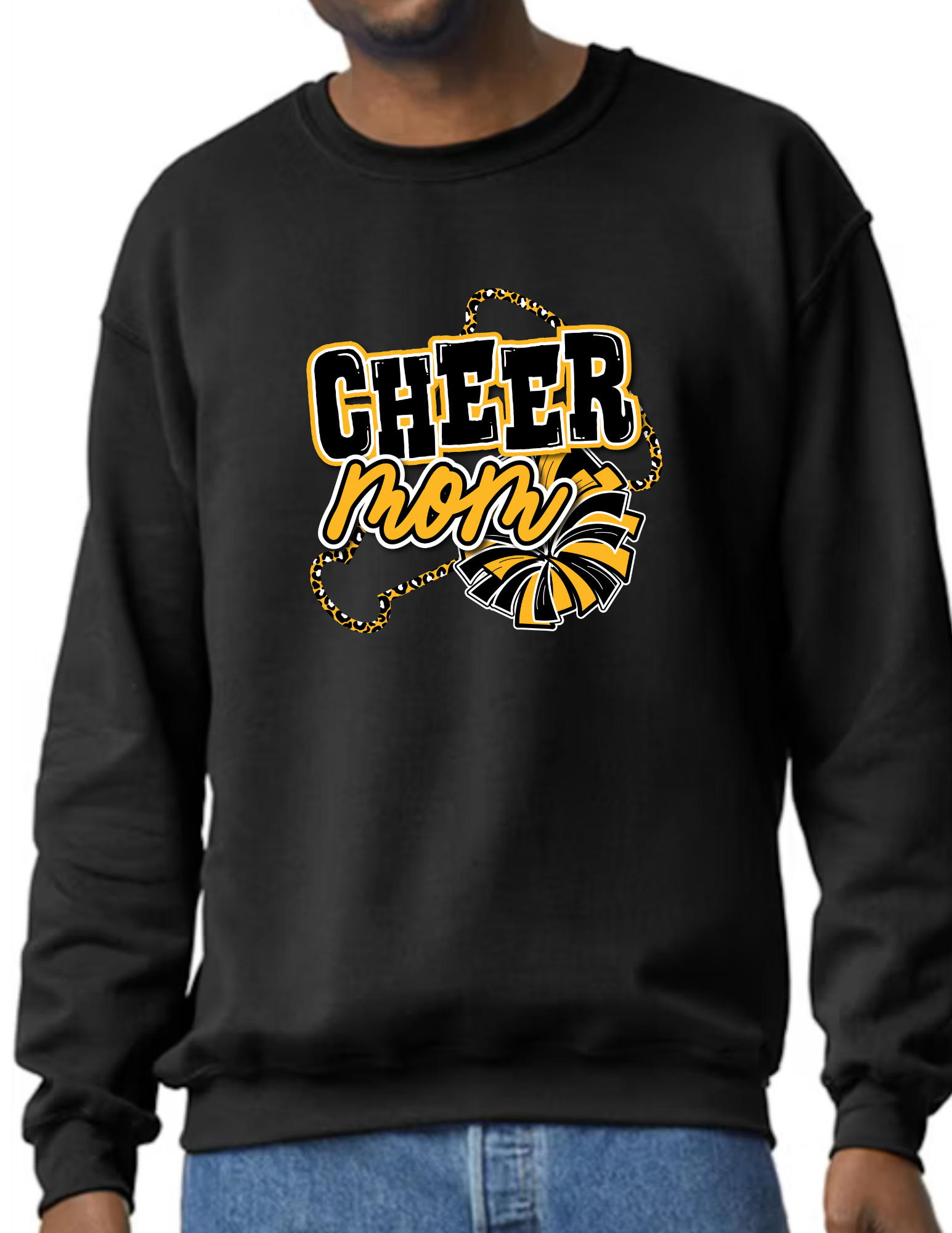 Cheer Mom Megaphone- Black