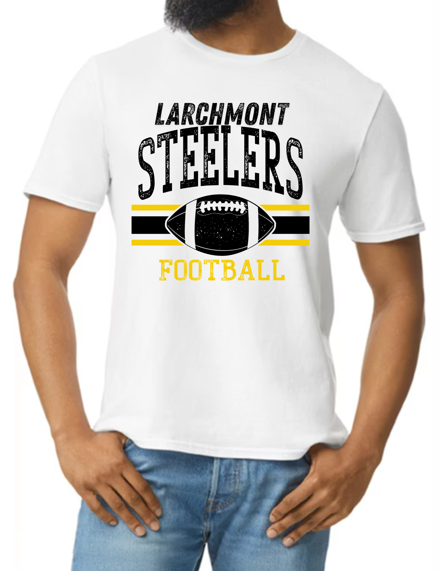 Larchmont Steelers Football- White