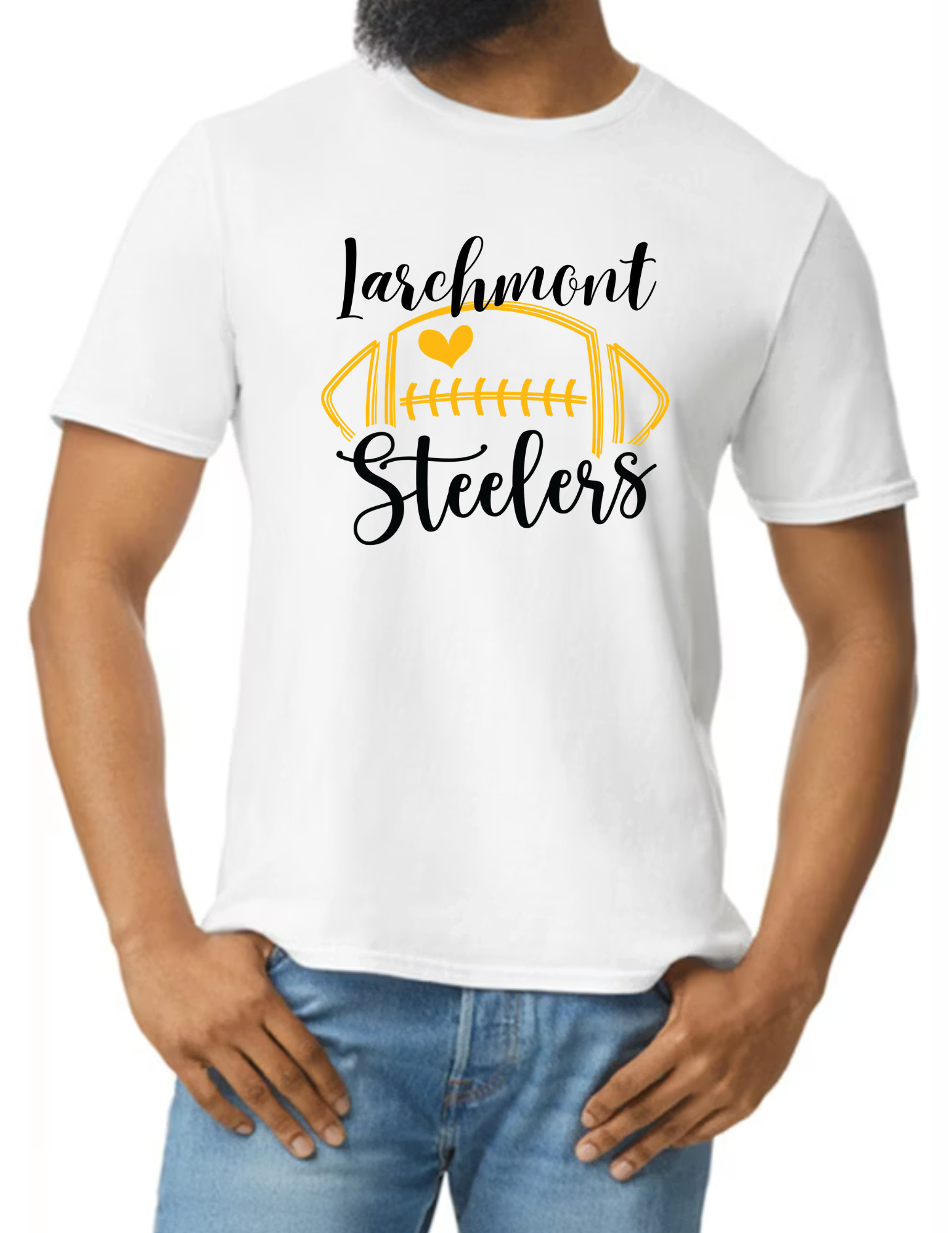 Larchmont Football Love- White