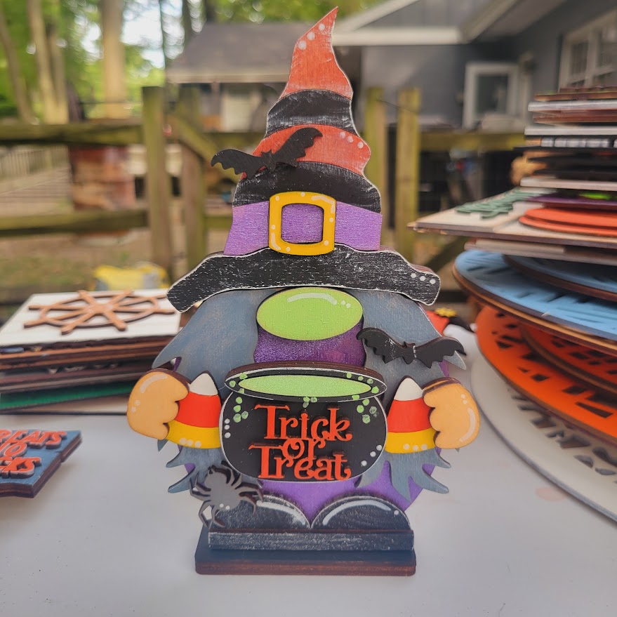 Witch Gnome- Paint Party Kit