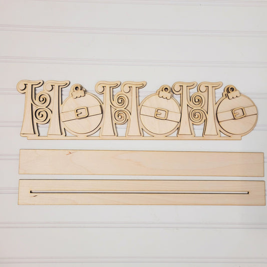 Ho Ho Ho Santa Shelf Sitter DIY Blank