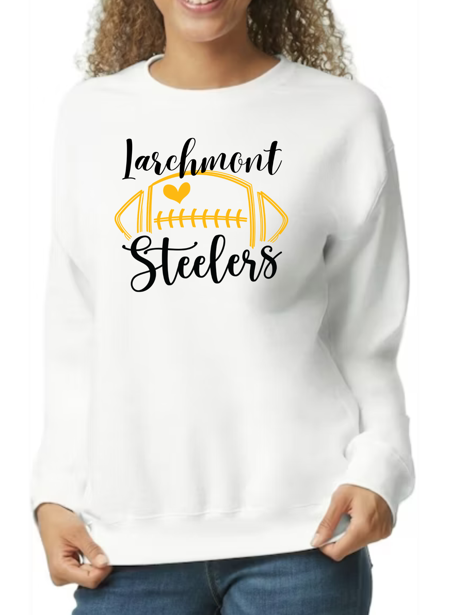 Larchmont Football Love- White