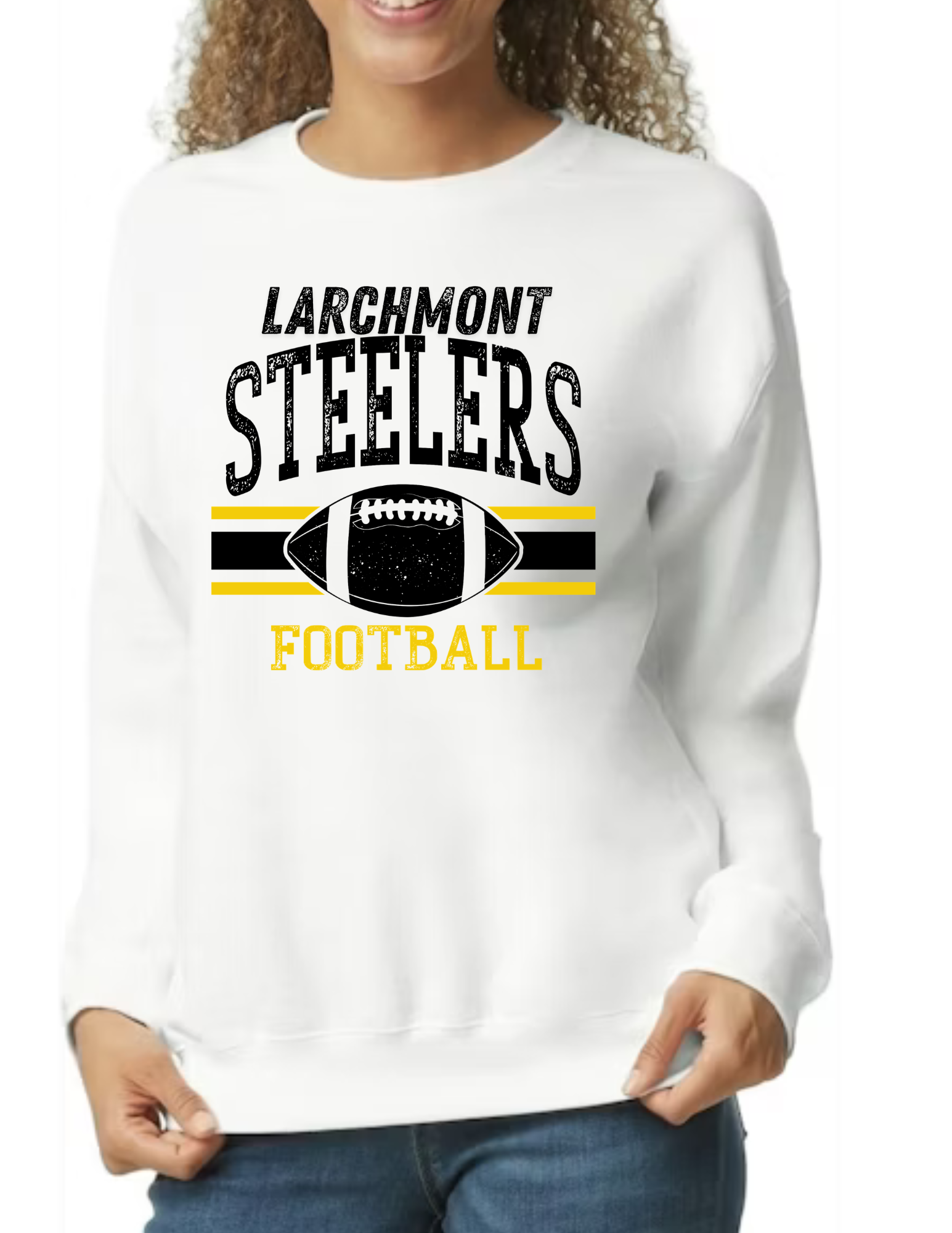 Larchmont Steelers Football- White