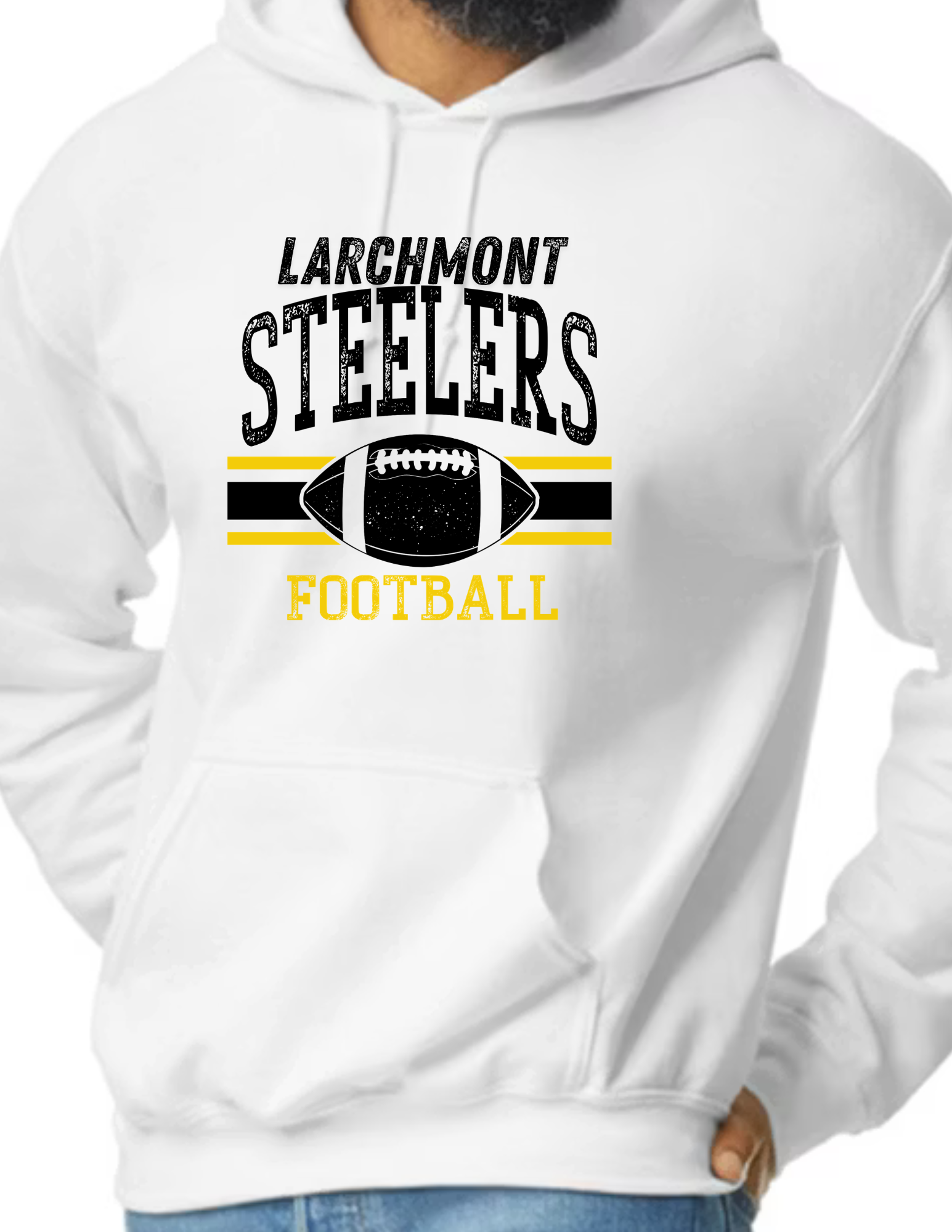 Larchmont Steelers Football- White