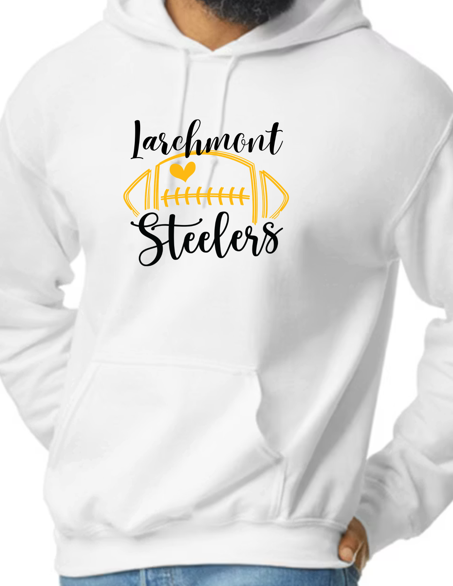 Larchmont Football Love- White