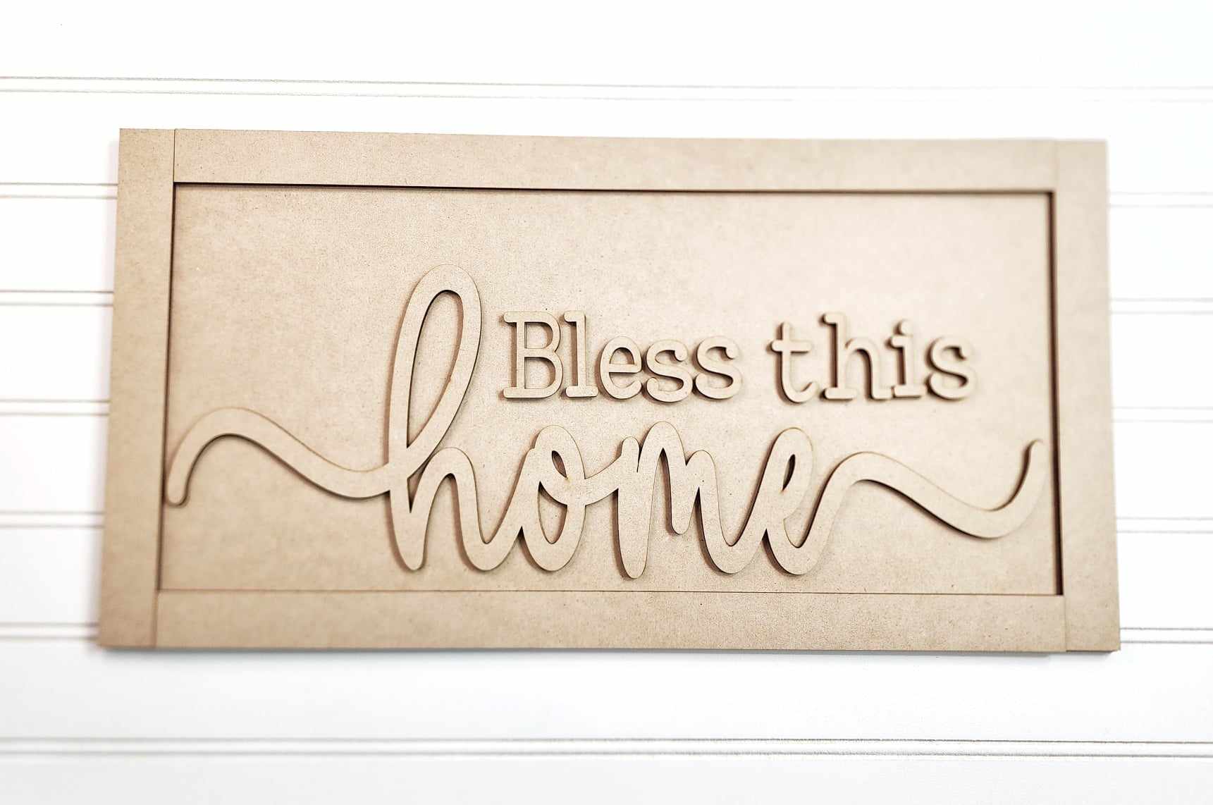 Bless This Home Hanger or Shelf Sitter- Paint Party Kit