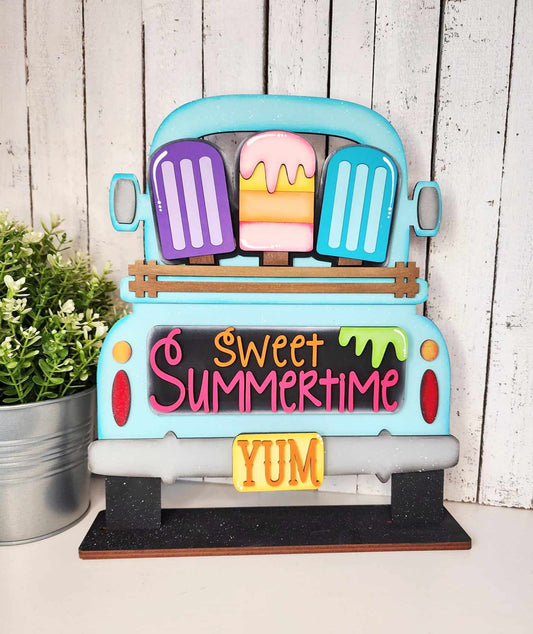 Sweet Summertime Truck Interchangeable & Inserts- Paint Party
