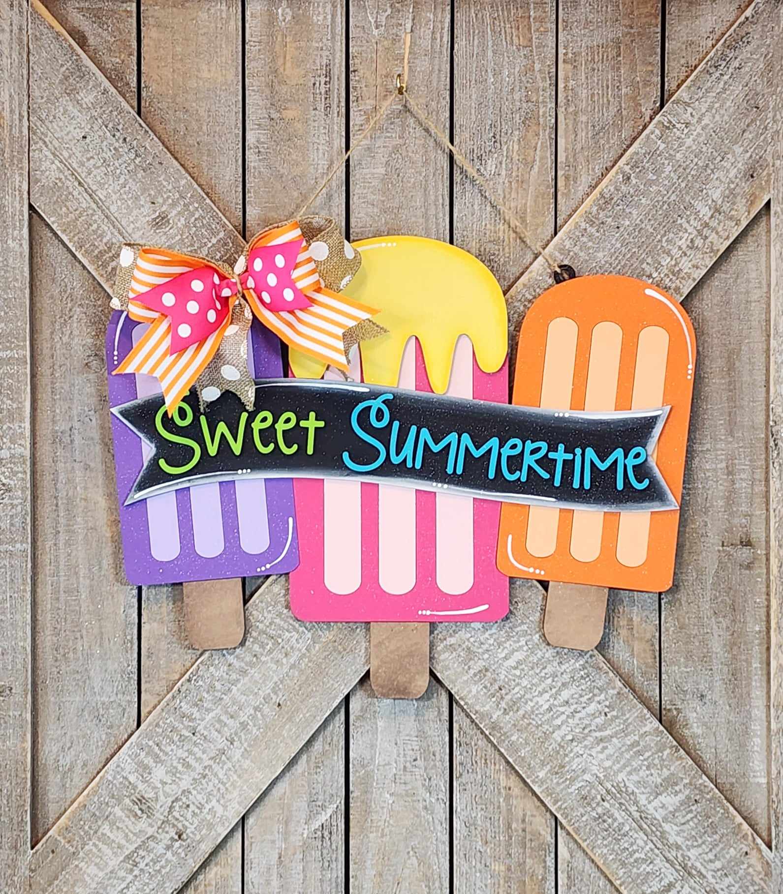 Sweet Summertime Popsicle Hanger