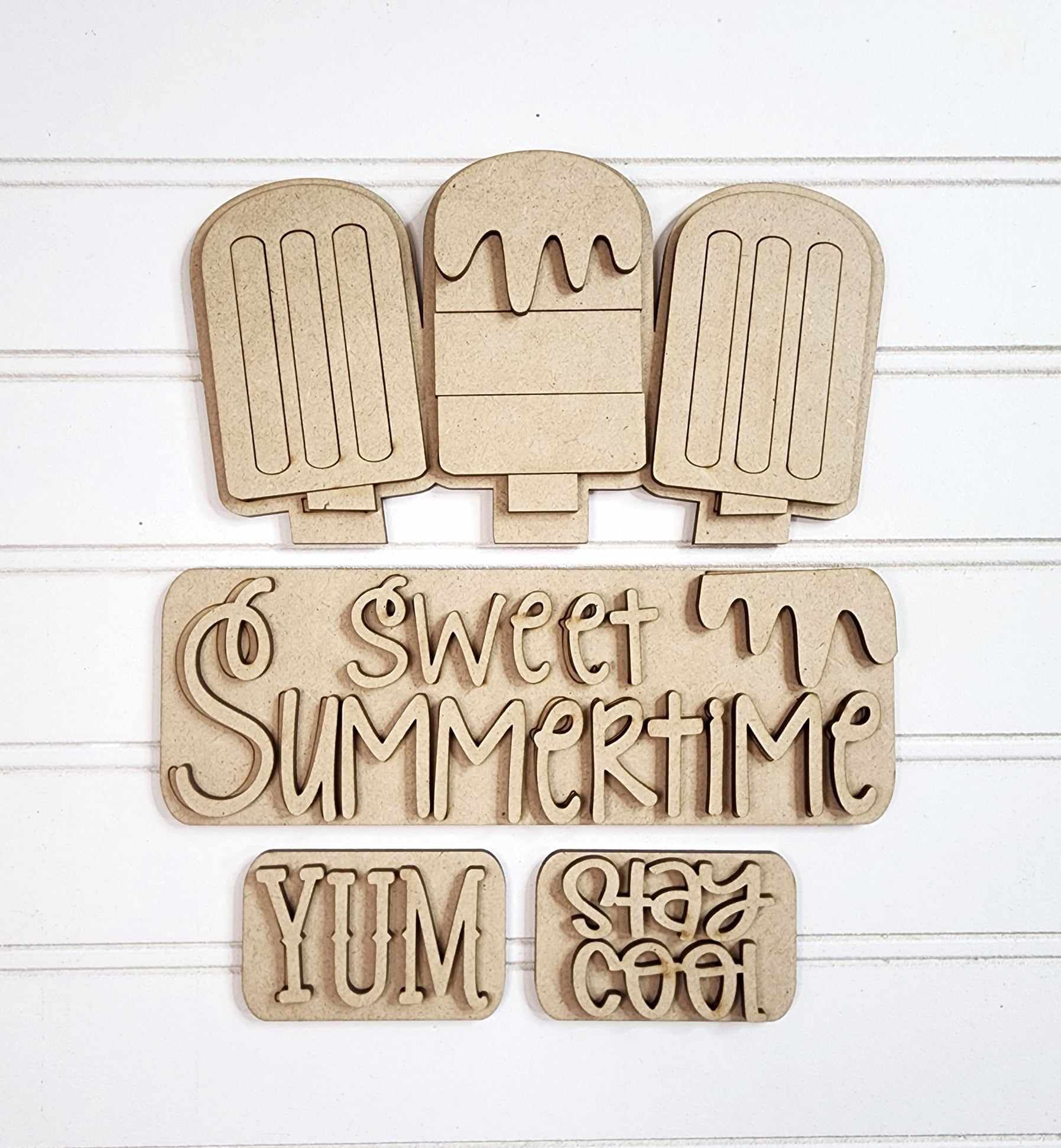 Sweet Summertime Truck Interchangeable & Inserts- DIY Blank