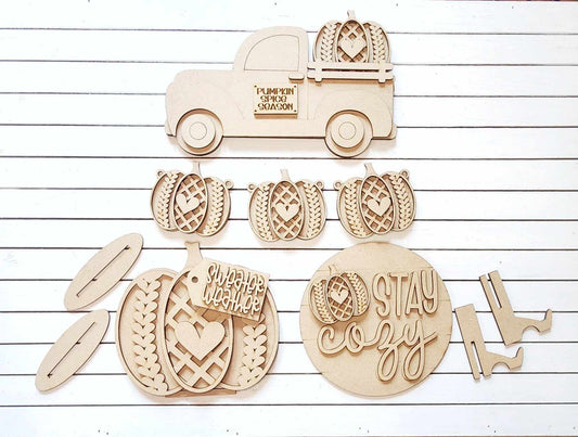 Sweater Weather Decor Set- DIY Blank