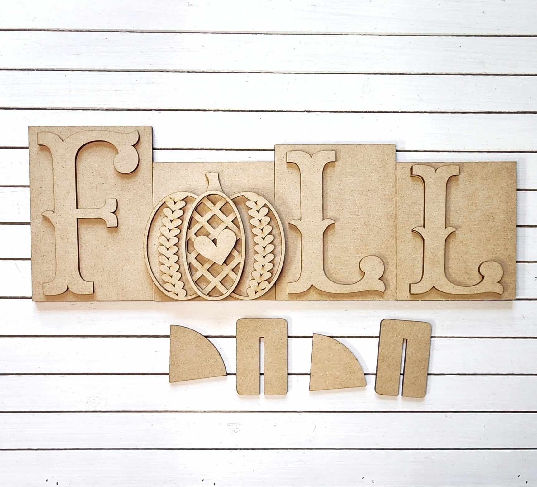 Fall Sweater Weather Word Block- DIY Blank