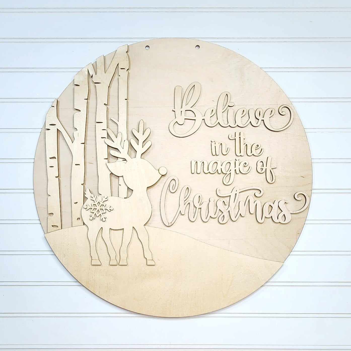 Oh Deer Christmas Hanger- DIY Blank