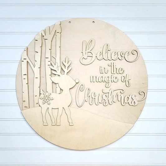 Oh Deer Christmas Hanger- DIY Blank