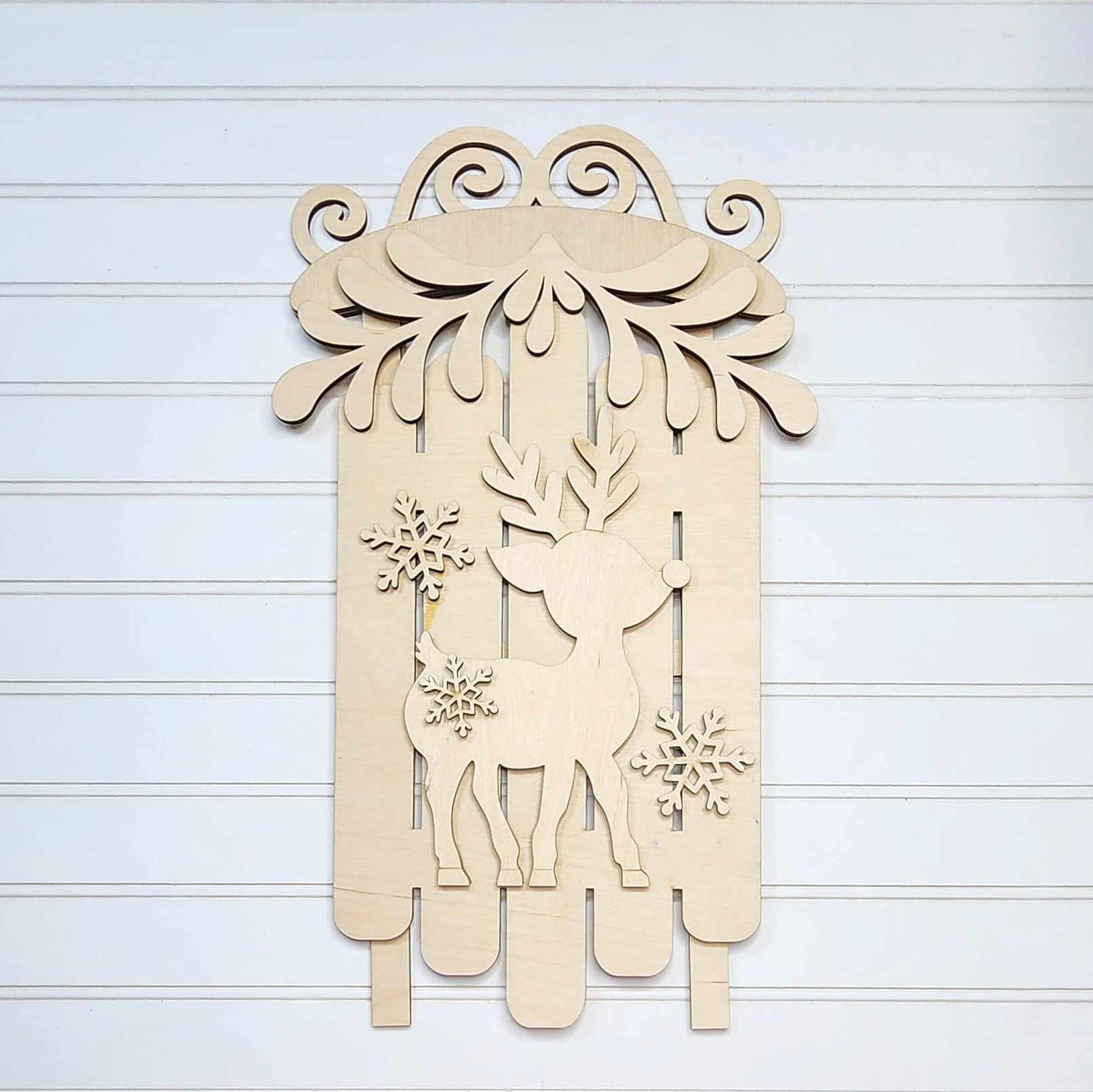 Oh Deer Christmas Shelf Sitter- DIY Blank
