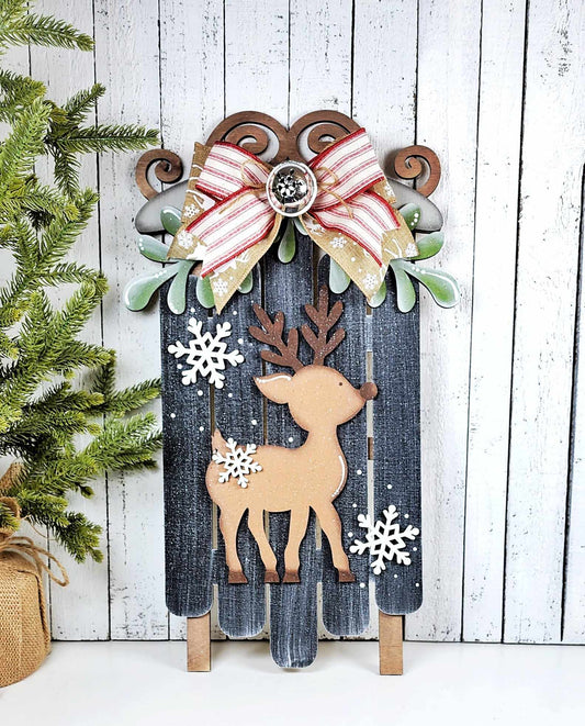 Oh Deer Christmas Shelf Sitter- Paint Party