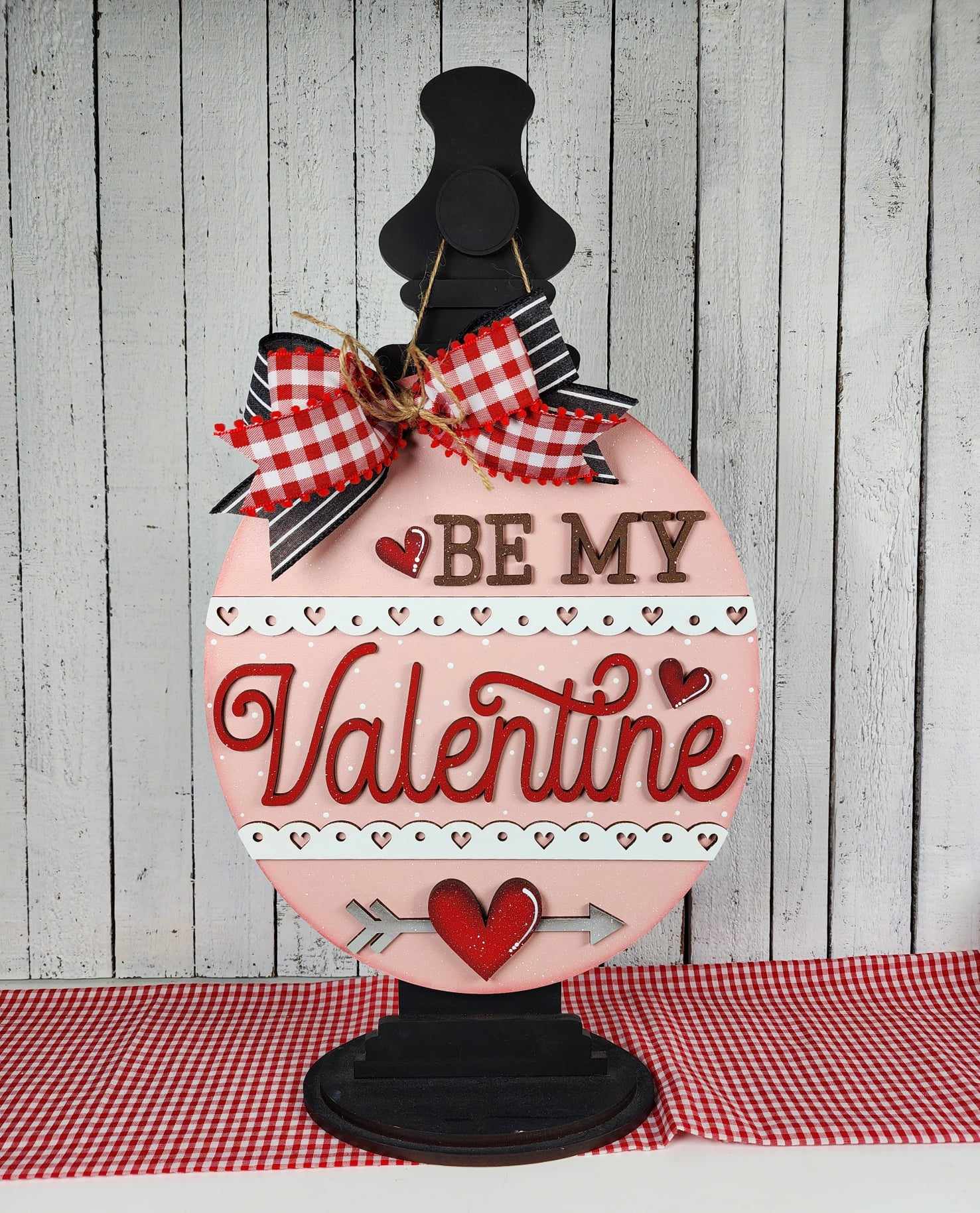 Be My Valentine Oval Hanger- Paint Party Kit
