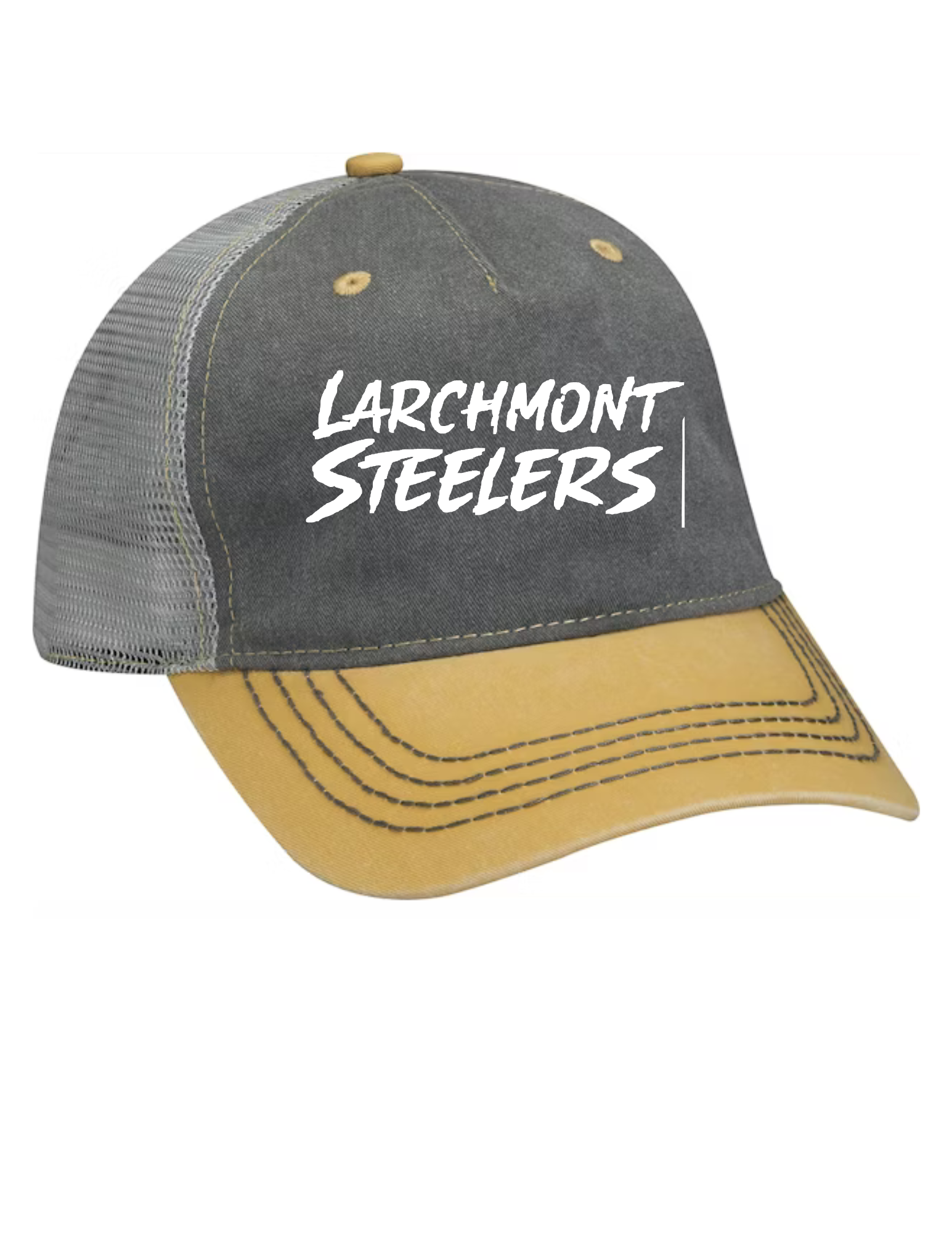 Trucker Cap- Yellow/Grey