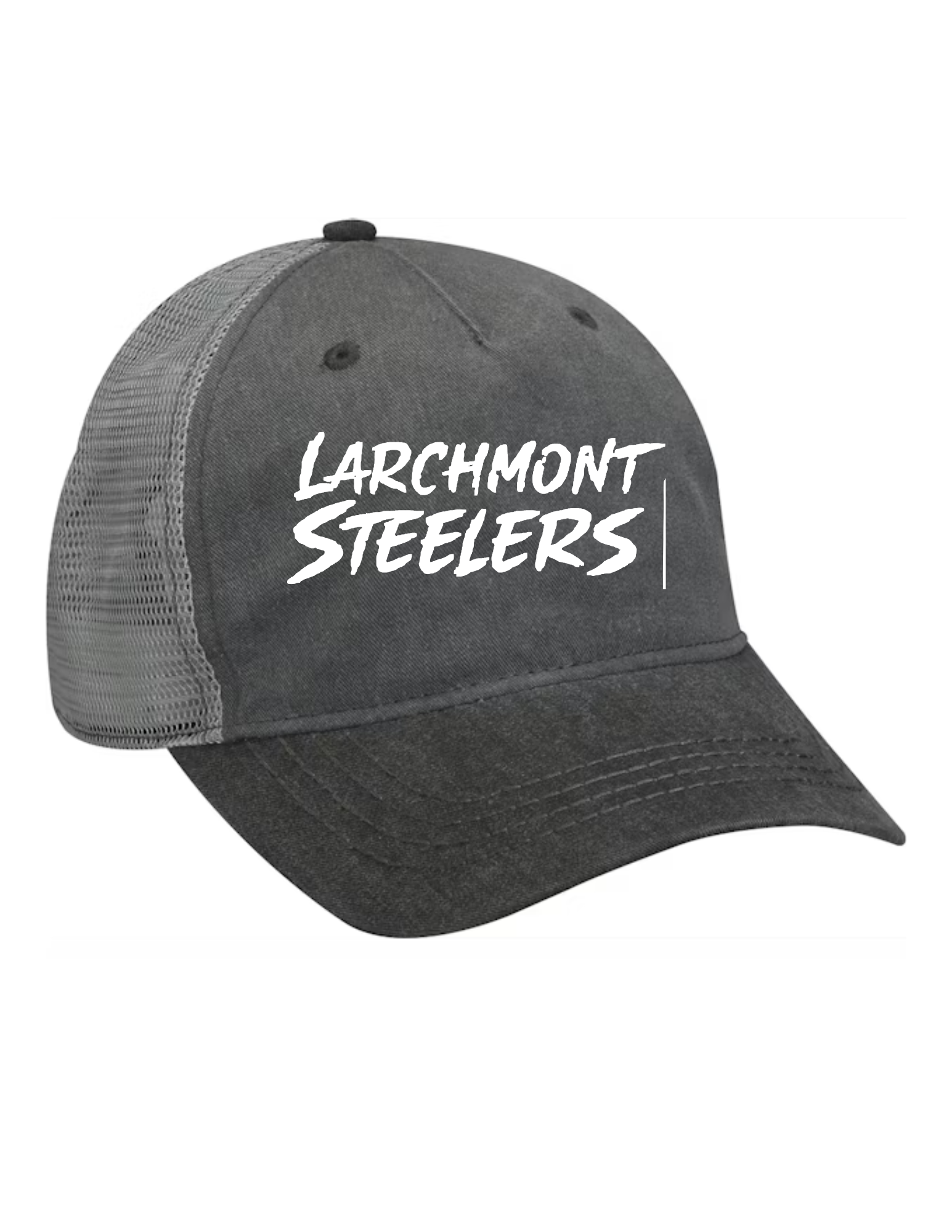 Trucker Cap- Dark/LT Grey