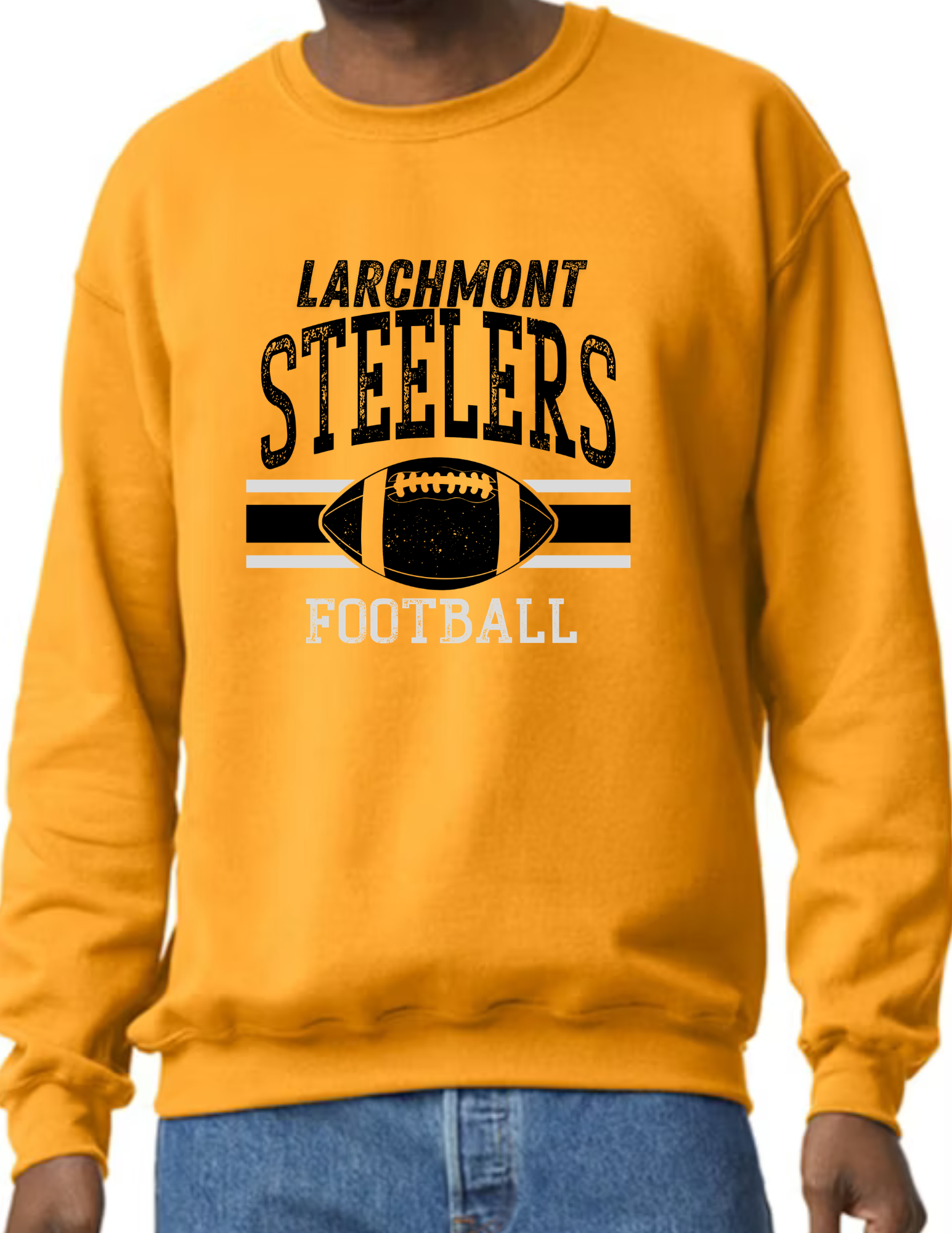 Larchmont Steelers Football- Gold