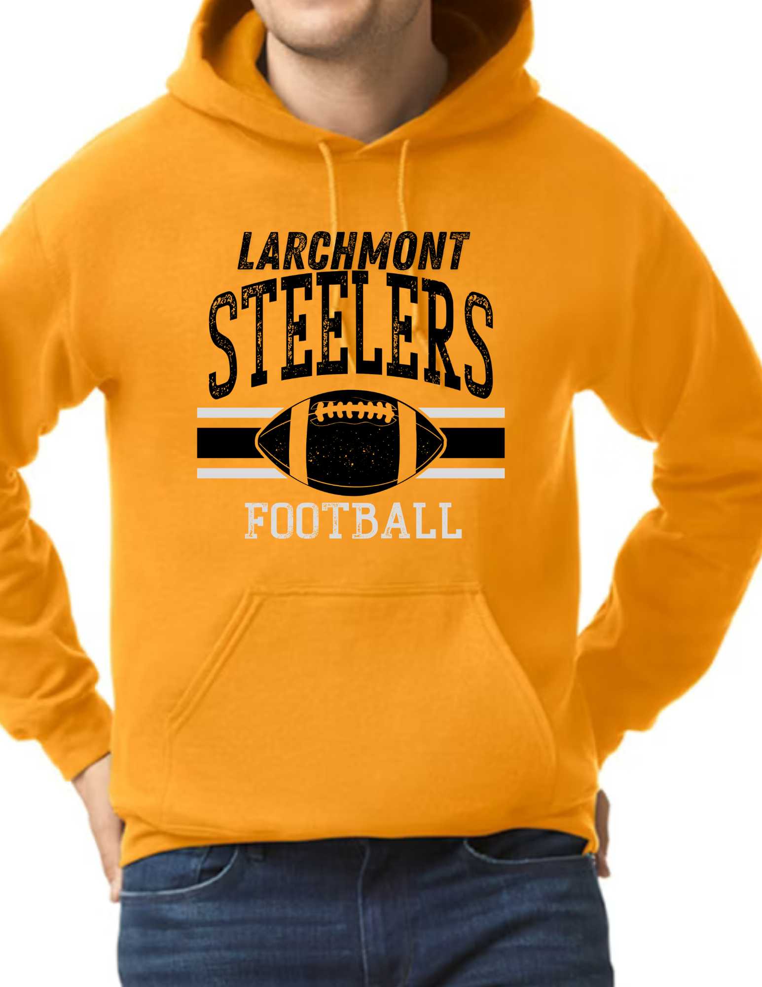 Larchmont Steelers Football- Gold