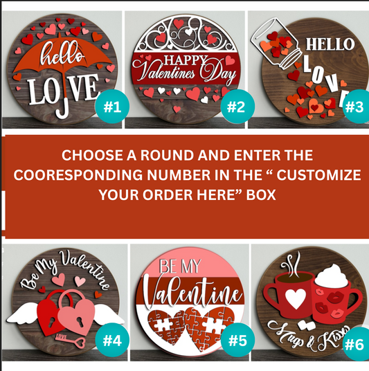 Valentine Round Bundle- Paint Party Kit