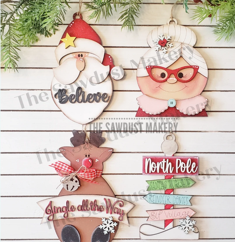 North Pole Ornaments- Paint Party