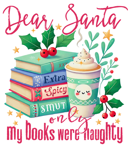 Dear Santa, Only my books were naughty