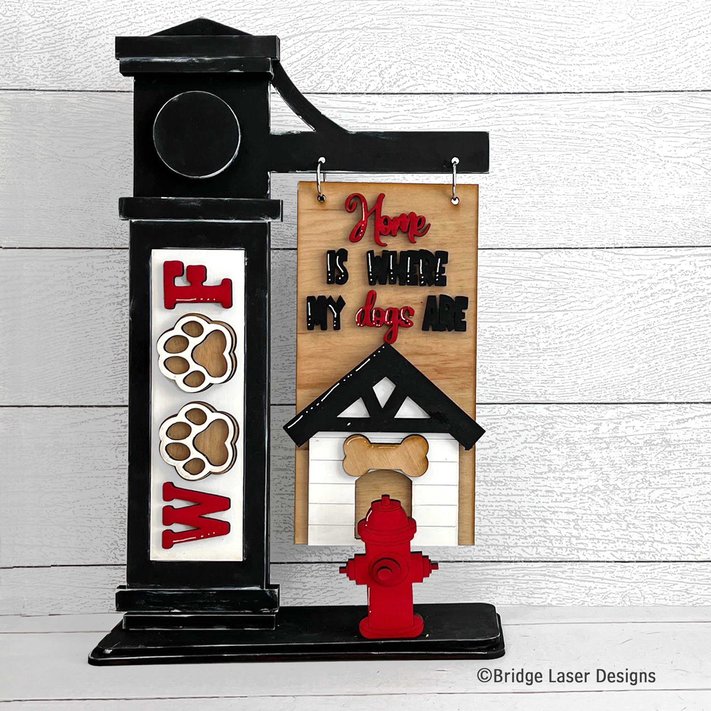 Interchangeable Post Sign & WOOF Inserts