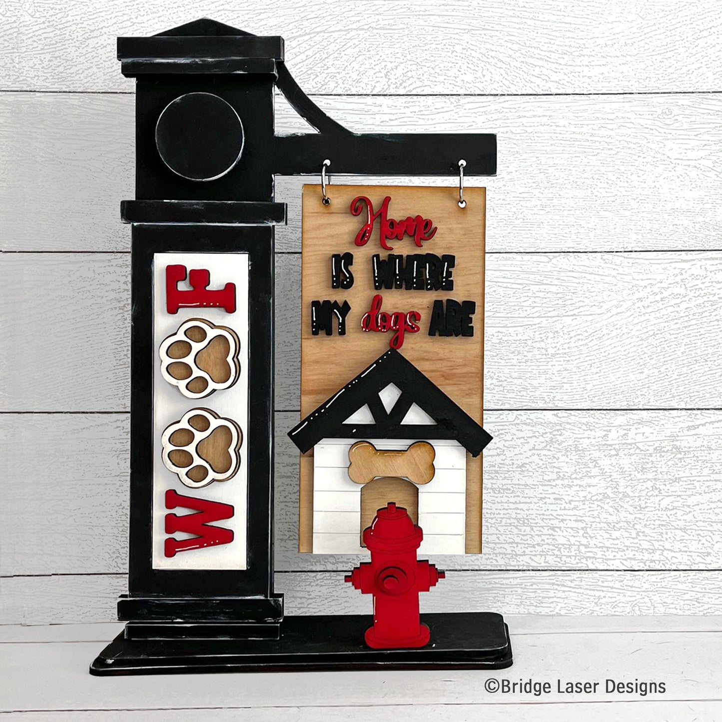 Interchangeable Post Sign & WOOF Inserts- DIY Blank