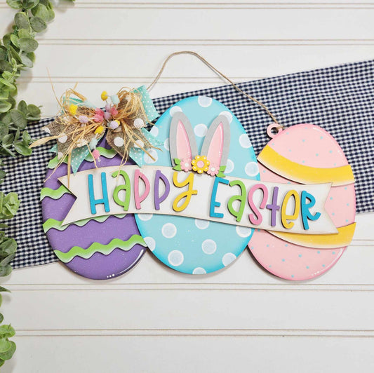 Happy Easter Egg Hanger - Paint Party Kit