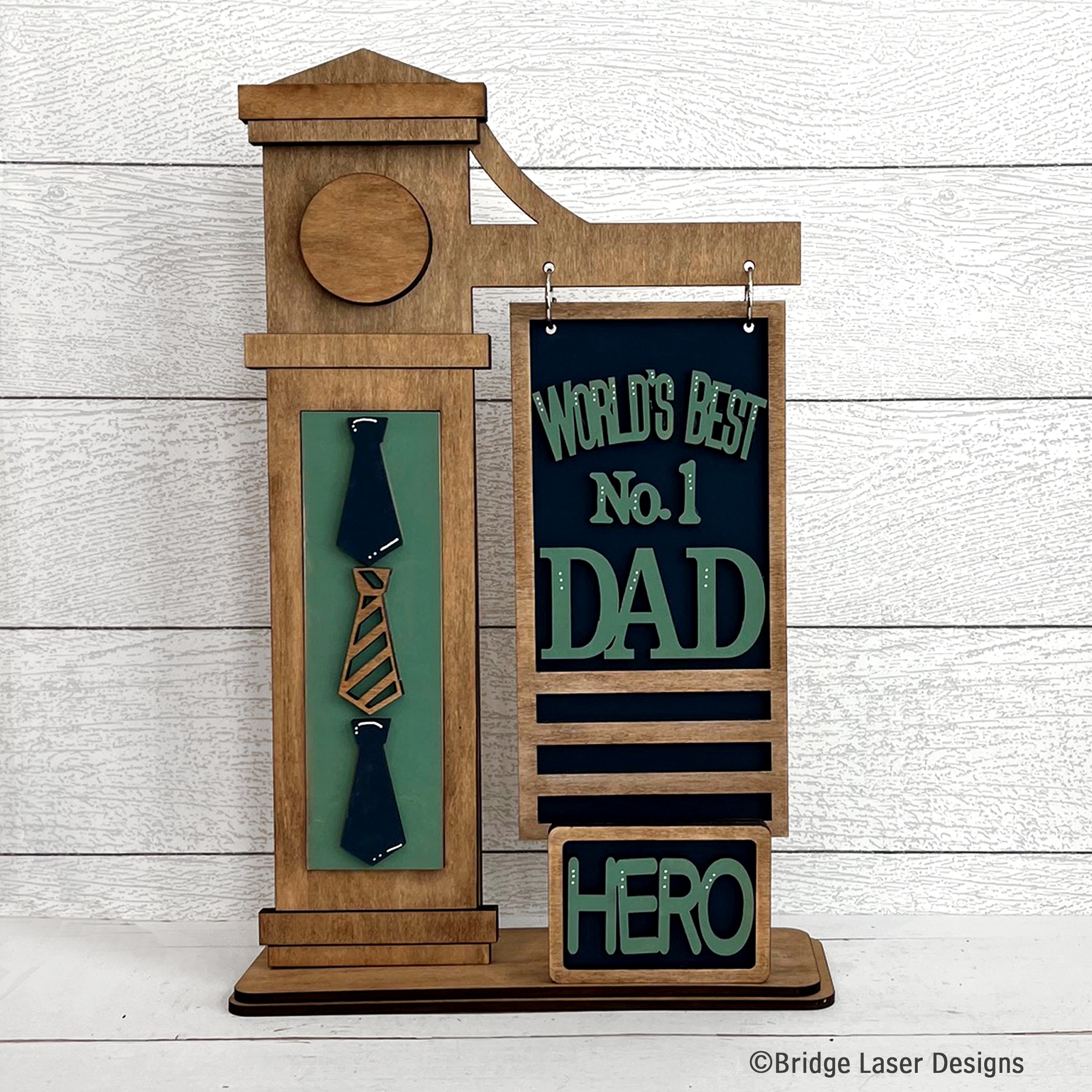 Interchangeable Post Sign & Fathers Day Inserts