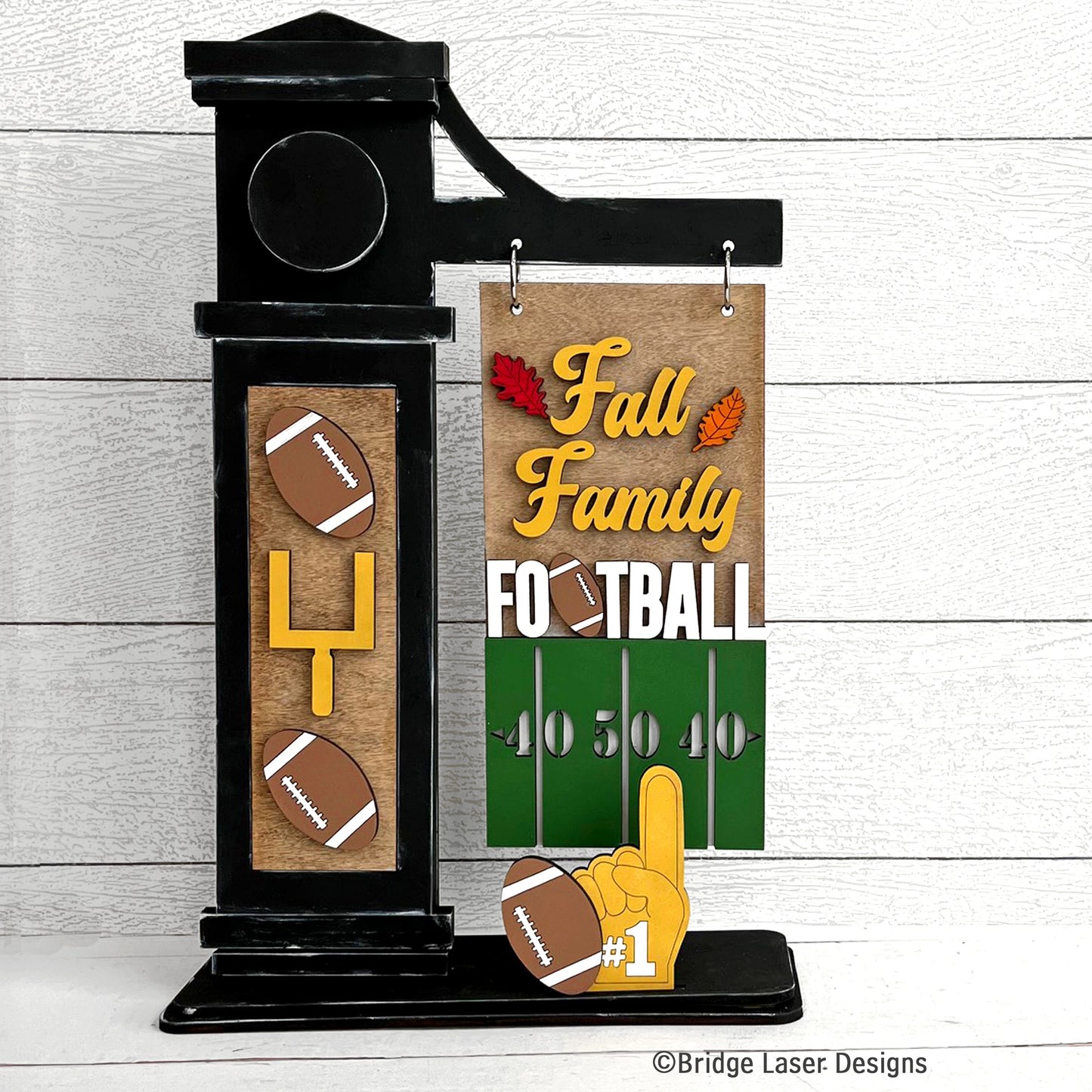 Interchangeable Post Sign & Football Inserts - Paint Party Kit