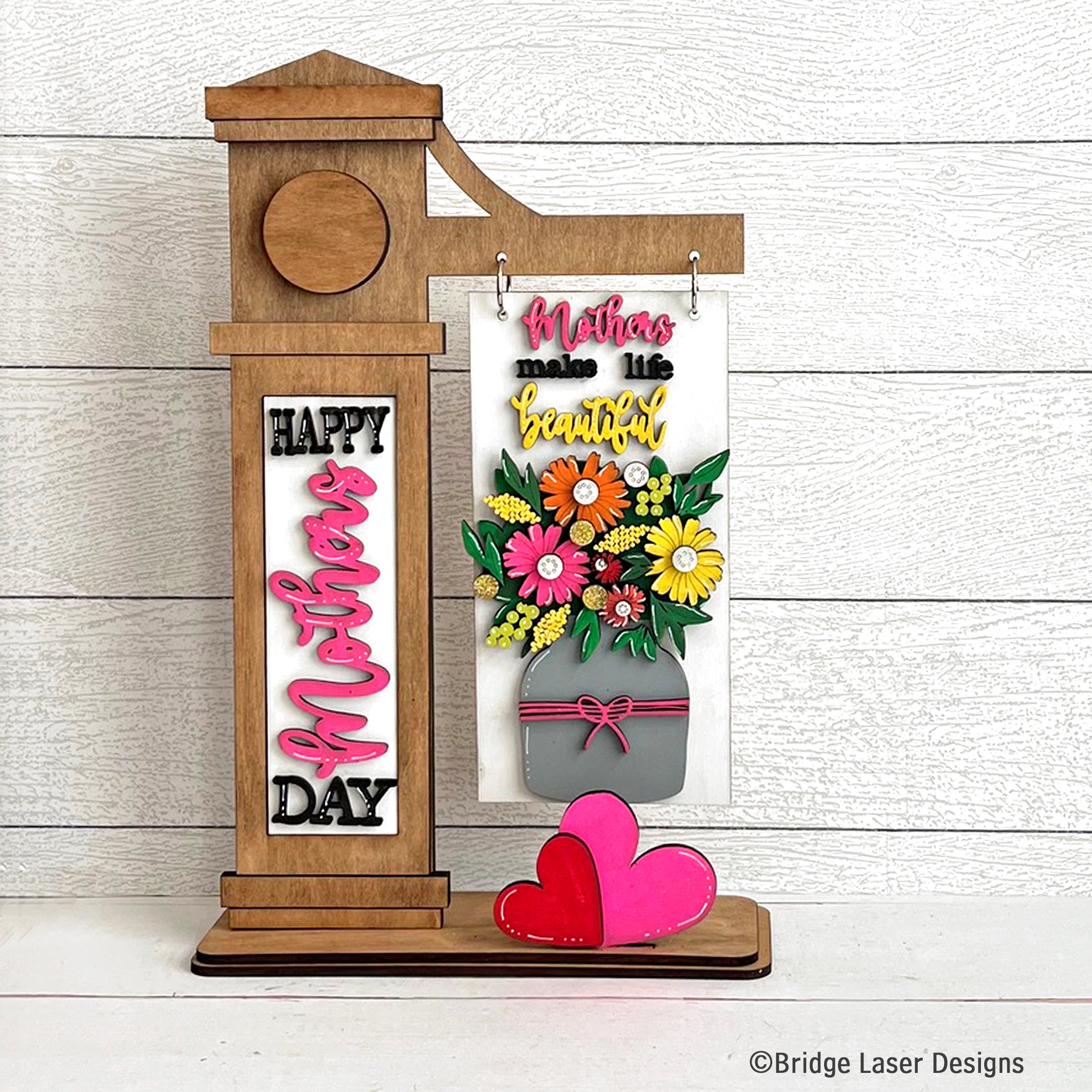 Interchangeable Post Sign & Mother's Day Inserts
