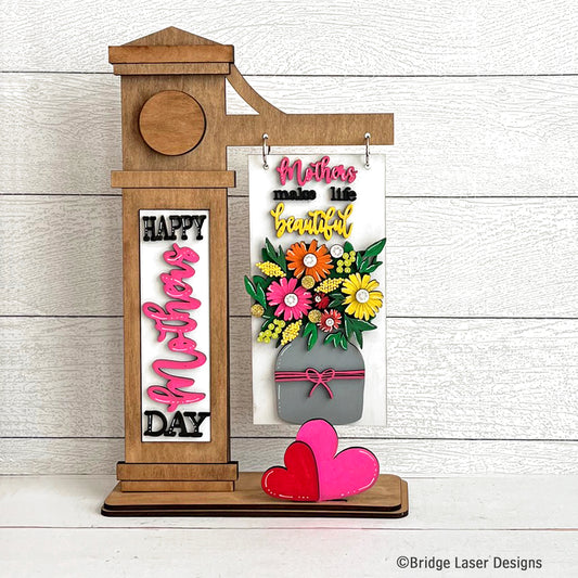 Interchangeable Post Sign & Mother's Day Inserts - Paint Party Kit