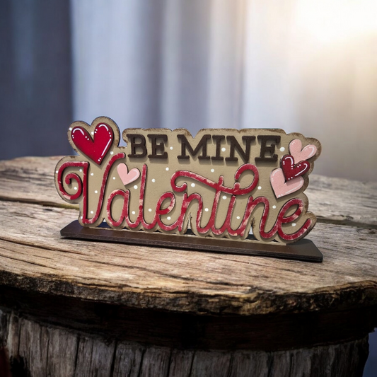 Be Mine Valentine Shelf Sitter- Paint Party