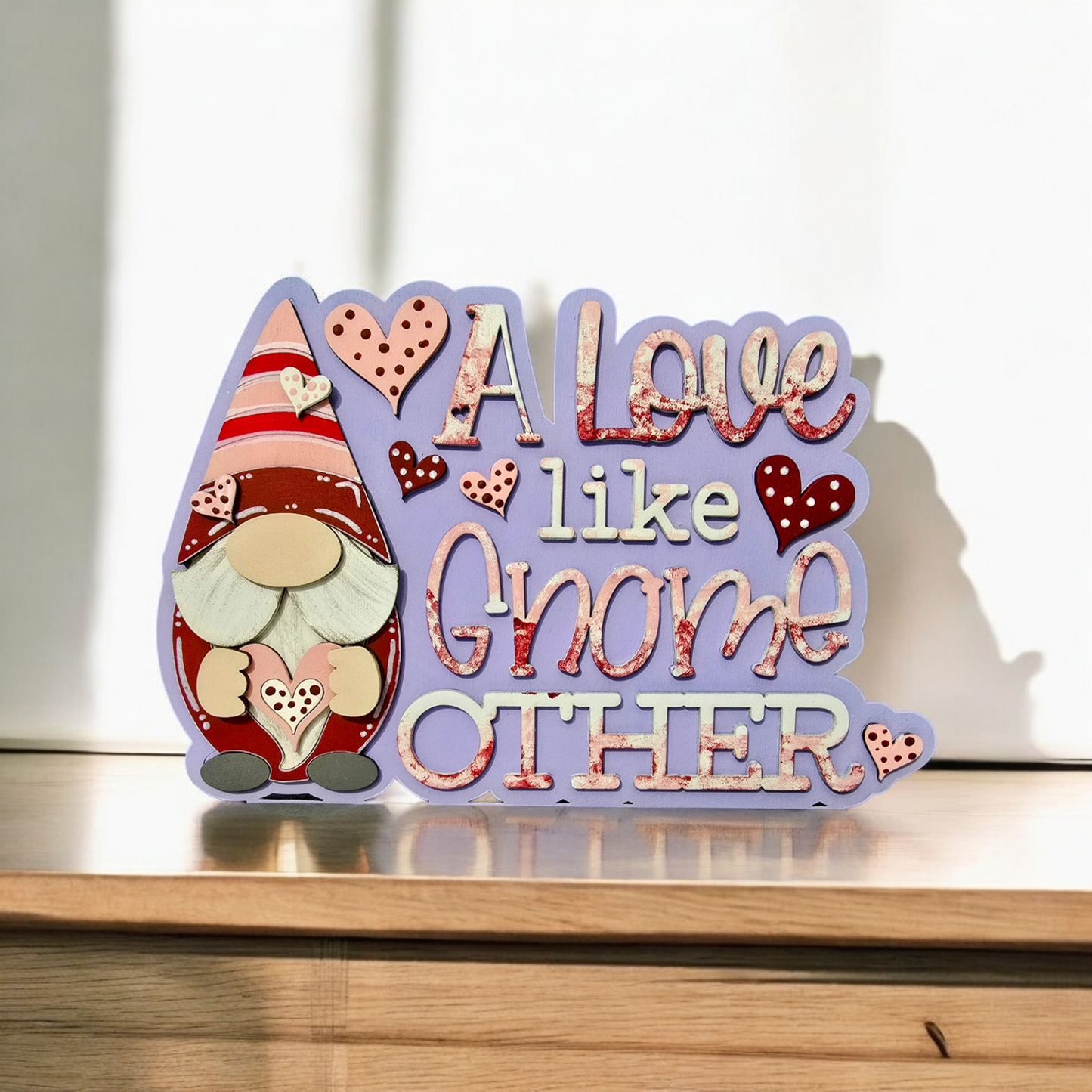Love Like Gnome Other Shelf Sitter- Paint Party
